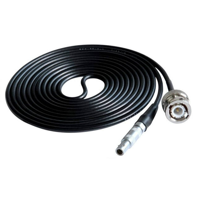 YUSHI Probe Cable, Single Element for Ultrasonic Flaw Detector (Single lemo-00 to BNC),Standard Lengths 2m