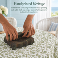 Cpc Meadow Vine Block Printton Rectangle Tablecloth 60x90 Inch ...