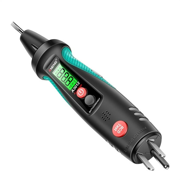 Cqxid Faucets Under $10 AC Voltage Detector 012 Multifunctional Socket Circuit AC/ Voltage Tester Intelligent Power Polarity Detector Leakage Test Tools