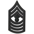 thumbnail image 3 of Marine Corps (USMC) chevron black metal MGYSGT Master Gunnery Sergeant E-9, 3 of 6