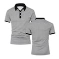 thumbnail image 6 of LIaqionyy Golf Shirts for Men Business Sports Short Sleeve Shirt Mens Lightweight Collared Printed Work Tops, 6 of 7