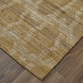 thumbnail image 3 of Feizy Lilliana Transitional Geometric, Tan/Ivory/Gold, 3'6" x 5'6" Accent Rug Handmade Reversible Bohemian & Eclectic Ikat Floor Rug for Living room Bedroom, 3 of 9