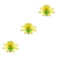 thumbnail image 2 of Flor giratoria musical Inteprter para pastel velas musicales fiesta DIY Amarillo Type1 NO1, 2 of 6