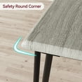 thumbnail image 2 of Dining Table Set for 4,Kitchen Table with Upholstered Chairs,Compact Furniture for Small Spaces, Apartments, Workspaces, 2 of 8
