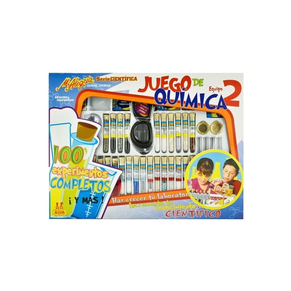 Juego de quimica equipo 2 serie cientifica Mi alegria