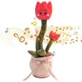 thumbnail image 1 of Un Juguete de Tulipán Que Puede Brillar y Hablar, Tiene 120 Música, Puede Grabar, Repetir Lo Que Dices, Simular Tulipanes, Juguetes Educativos De Educación Temprana e Interactuar Con Niños(rojo) XGeek Y-2, 1 of 7