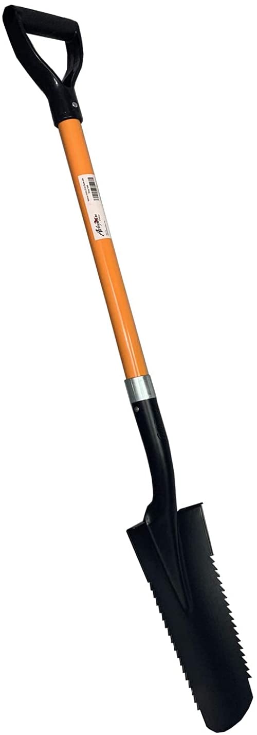 Ashmanonline Drain Spade Teeth 41 inches Long Fibreglass Handle – Orange Metal  Shovel (6 Pack)