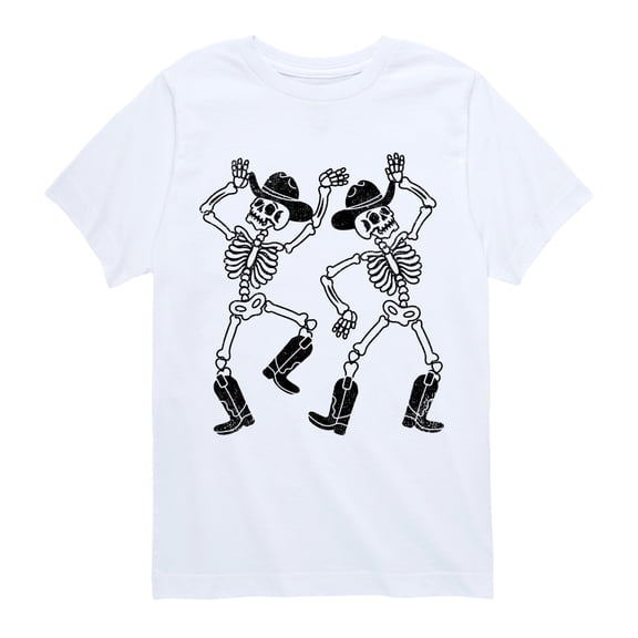 Instant Message - Western Skeletons Short Sleeve Graphic T-Shirt