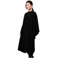 thumbnail image 3 of Perfehair Hair Cutting Cape, Salon Haircut Gown, 55" x 59", Super Light, Super Silky Smooth-Black, 3 of 5