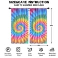 thumbnail image 2 of Blackout Kids Curtains,Rainbow Tie Dye Mandala Pattern Childrens Insulated Curtains Set Of 2,Bedroom Essentials,Toddler Room Decor 42"x84", 2 of 5