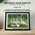 thumbnail image 2 of Tripar 4" Gold Painted Square Wire Display Stand for Plates, Artwork, Framed Photographs, 2 of 5