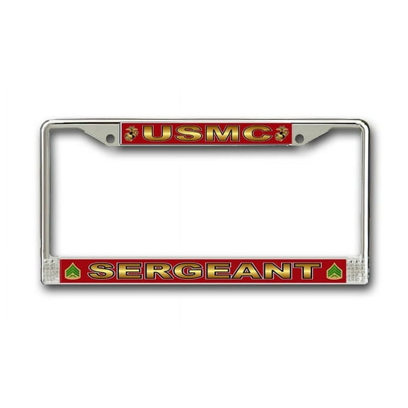 USMC 'Sergeant' License Plate Frame