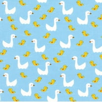 Timeless Treasures Childrens Farmland Water Blue Ducks 100% Cotton Fabric sold by the yard