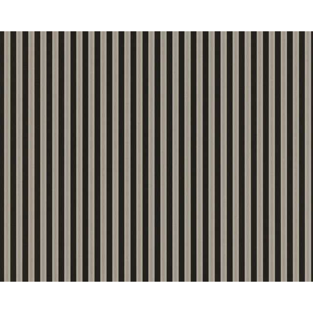 AP_1000 - Rayure Moderne Coupe Textures Carrées Brun Clair, Rouleau de Papier Peint Noir
