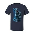 thumbnail image 2 of Wild Bobby, Werewolf Woods in the Night Scary Horror, Pop Culture, Men Graphic Tees, Navy, Large, 2 of 3