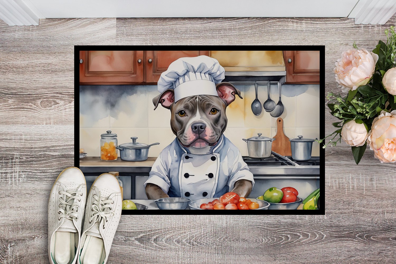 Yorkie Yorkshire Terrier The Chef Doormat
