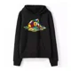thumbnail image 3 of Sudadera Negra Capucha Estampado Cubo Rubik Dtf, 3 of 4