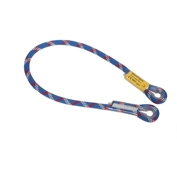Climbing Rope Static Lanyard Protective Sling Mountaineering Tool Nylon  High-strength Compact Size Multipurpose Outdoor Supplies 120cm