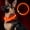 Orange, variant on Miaocao Led Dog Collar, BSEEN USB Rechargeable Flash Dog Necklace Light, Pet Safety Collar Makes Your Beloved Dogs Be Seen at Night for Small Medium Large Dogs