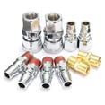 thumbnail image 3 of OUNONA 10Pcs Iron Quick Connector Silver 4 Type Set Easy Install Corrosion Resistant, 3 of 6