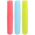 thumbnail image 1 of 3 Pcs Étui à Brosse à Dents Portable, Support à Brosse à Dents, Conteneurs de Rangement pour Brosse à Dents, 1 of 8