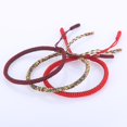 thumbnail image 1 of Bracelet Lucky Rope Tibetan Buddhist Handmade Knots, 1 of 1