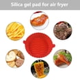 thumbnail image 4 of Revestimiento De Freidora De Aire Revestimiento de silicona para freidora de aire antiadherente cesta de freidora vaporizadores alfombrilla de aceite (rojo), 4 of 5
