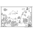 thumbnail image 4 of VWAQ Coloring Wall Prints - Ocean Coral Reef Dry Erase Whiteboard Decal - DRV7, 4 of 4