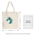 thumbnail image 3 of Vibrant Canvas Tote Bag with Surfer Riding a Blue Wave Design - Perfect for Shopping Travel and Parties, 3 of 4