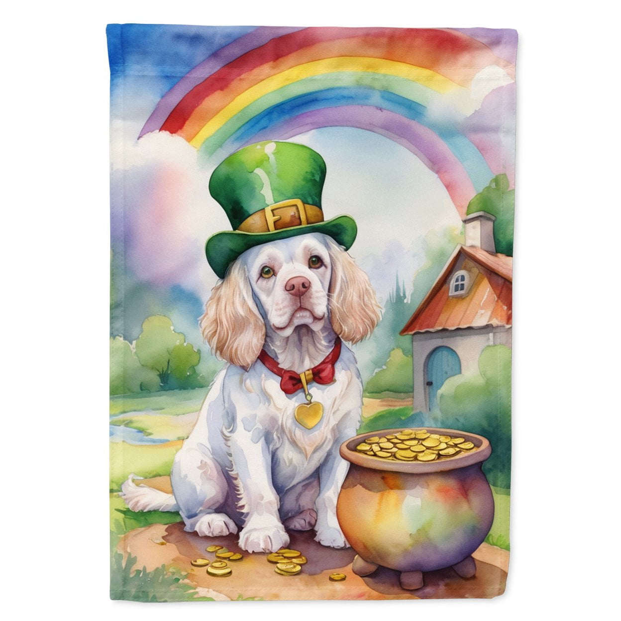 Belgian Tervuren St Patrick's Day Garden Flag 11.25 in x 15.5 in