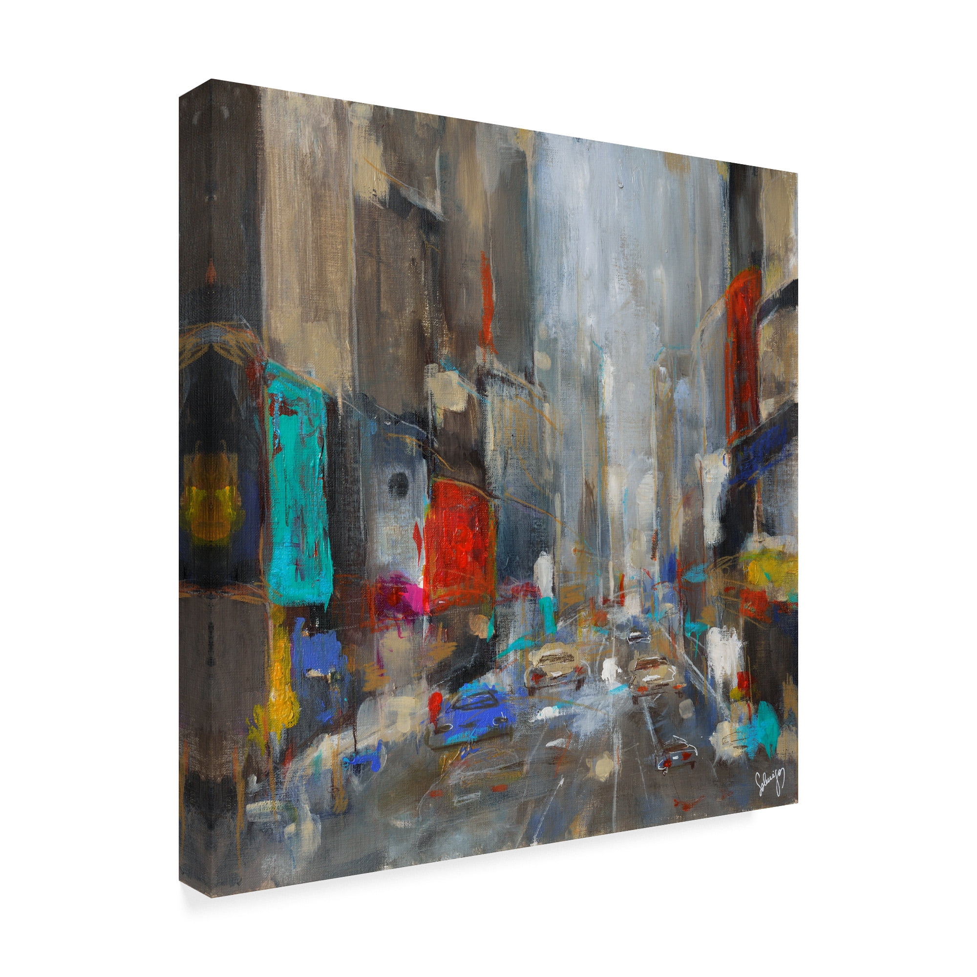 Trademark Fine Art 'Broadway' Canvas Art by Solveiga