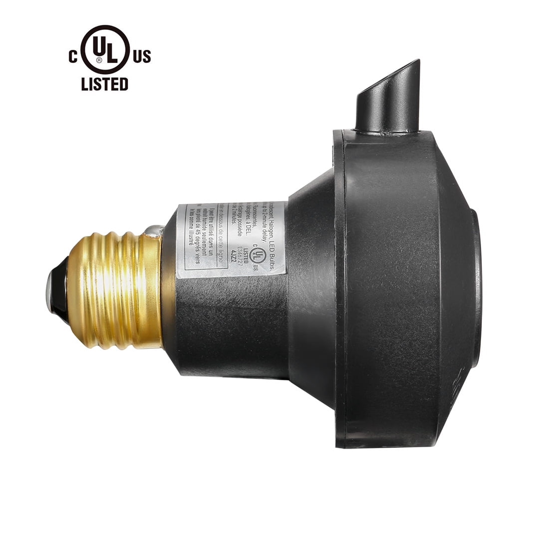 Automatic Photoelectric Switch Light Control Socket with Photocell AC120V Walmart Canada