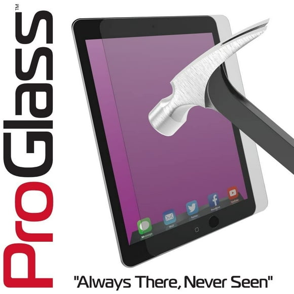 iPad Air Screen Protector - ProGlass by Tzumi: Premium HD Tempered Glass Screen Protector w/ Easy Applicator - Maximum