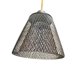 thumbnail image 1 of Pantalla de lámpara colgante de hierro Yuyangstore Pantalla tejida trapezoide negro, 1 of 8