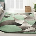 thumbnail image 5 of MDA Rug Imports Rhodes Collection Abstract Designed Area Rug Grey/Anthracite 5'2'' Round 5' Round Living Room,Dining Room,Bedroom Round, 5 of 5