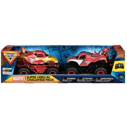Monster Jam Superhero 1:24 Scale RC, 2 Pack