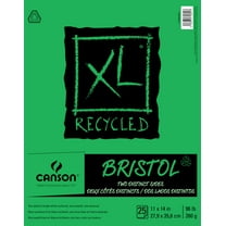 Blocco Canson XL Series Bristol 48,3x61 Cm - Carta Liscia 260g Per Inchiostro, Pennarelli E Matite, 25 Fogli