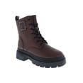 thumbnail image 1 of Bota Para Mujer Swiss Navy Combat Con Hebilla color Café, 1 of 5