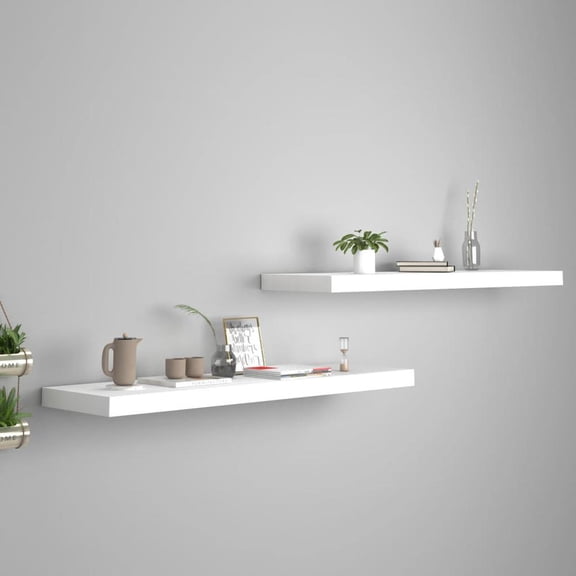 vidaXL Wall Shelf Floating Shelf Wall Mounted Display Shelf for Photo Frame