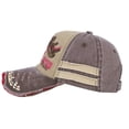 thumbnail image 2 of Yazoeia Washed Distressed Cotton Baseball Cap Unisex Adjustable Snapback Trucker Hat CJC912-150700, 2 of 6
