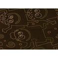 thumbnail image 1 of Ahgly Company Machine Washable Indoor Rectangle Transitional Night Black Area Rugs, 2' x 3', 1 of 7