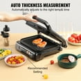 thumbnail image 3 of VEVOR 7 IN 1 Commercial Electric Griddle, 14.4" 1800W Indoor Countertop Grill, Stainless Steel Restaurant Teppanyaki Grill with Non Stick Iron Cooking Plate, 0-446℉ Adjustable Temp Control 110V, 3 of 9