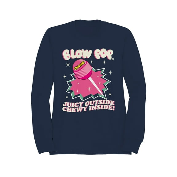 Officially Licensed Blow Pop Charms Blow Pop Design Women's Sweatshirt