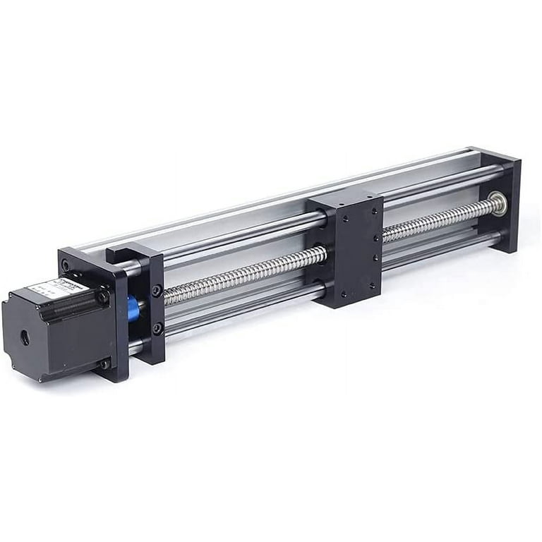 Fetcoi 300 mm GGP Ball Screw Linear with Nema 23 Stepper Motor, Linear Guide Slide Table Ball Screw Motion Rail C-n-c Linear Guide Stage Actuator
