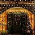 thumbnail image 2 of 15m LED Eisregen Lichterkette 8 Lichtmodi Lichtervorhang mit Speicherfunktion und Timer fr Auen Party Weihnachten Deko, 2 of 2