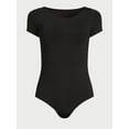 thumbnail image 5 of Scoop Women’s Crew Neck Bodysuit with Short Sleeves, Sizes XS-XXL, 5 of 5
