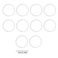 thumbnail image 3 of RUISINERY 10pieces Lid Sealing Gaskets Replacement Leakproof Silicone Cup Lid Gaskets Seals for Insulated Metal Steel Tumblers, 3 of 7