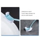 thumbnail image 5 of Yuarrent Juego de escobillas de baño de doble cara, 2 uds., depurador de limpieza de plástico que ahorra trabajo, cepillos curvos portátiles para Suministros de limpieza para el hogar Azul Yuarrent HA081639-01, 5 of 6
