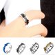 thumbnail image 3 of Rotation Chain Promise Rings for Women Men - Premium Alloy Chains Multi-Function Beer Bottle Ring Jewelry Gift Accessory Size 6-13 (Silver, 12), 3 of 4
