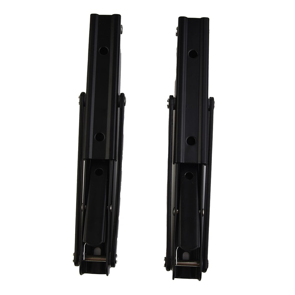 Innovatively Designed Folding Bracket Table Shelf For Campervan, Motorhome, Caravan Black Finish, Easy To Install, Save Space